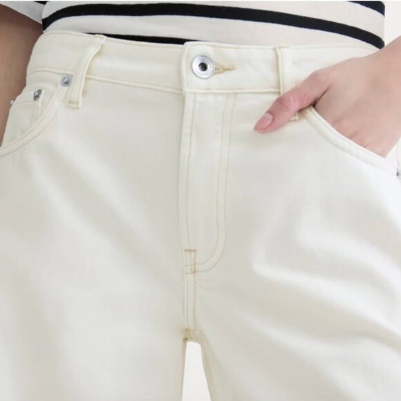 Everlane Women's Low-Key Jean in Bone White, Size 28 - Picture 4 of 12